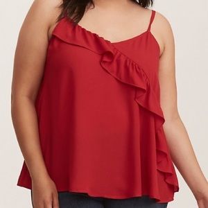 Torrid ruffle tank